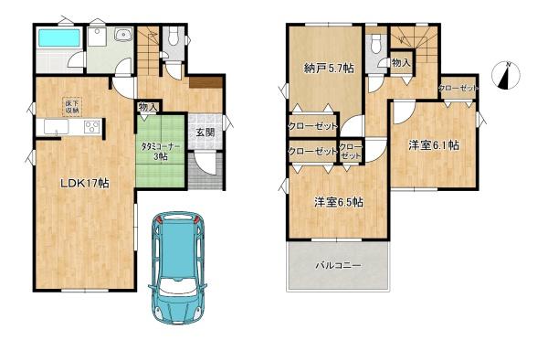 枚方市星丘第11　１号棟　新築戸建