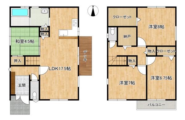 枚方市西禁野１丁目　中古戸建