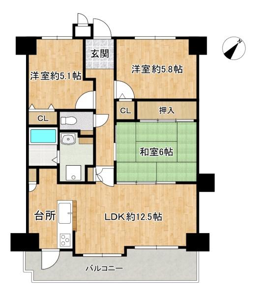 レックスシティ寝屋川　中古マンション