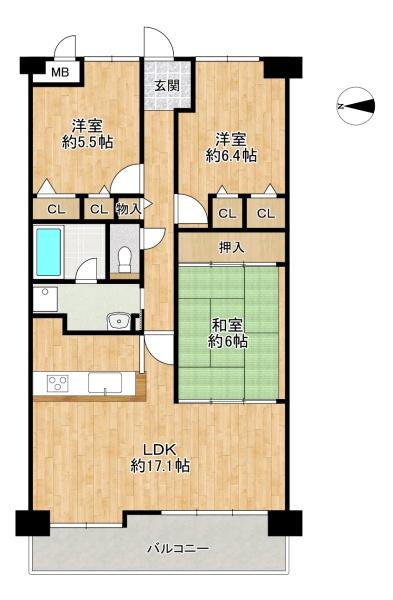 サンマンションアトレ枚方　中古マンション