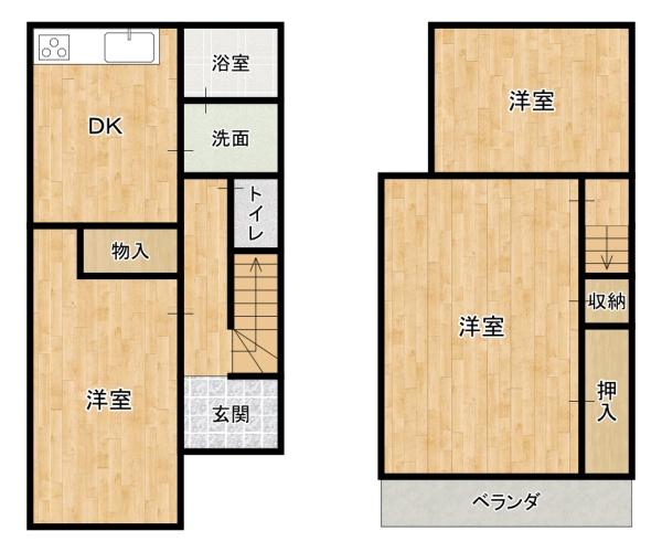 枚方市長尾家具町2丁目　中古戸建