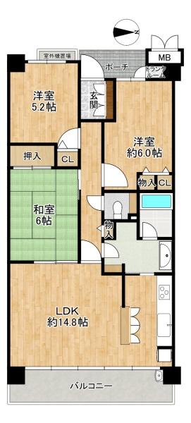 トーカンジェネラス香里丘ステラシティ　中古マンション
