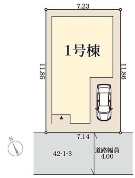 寝屋川市若葉町　５期　新築戸建　１号棟