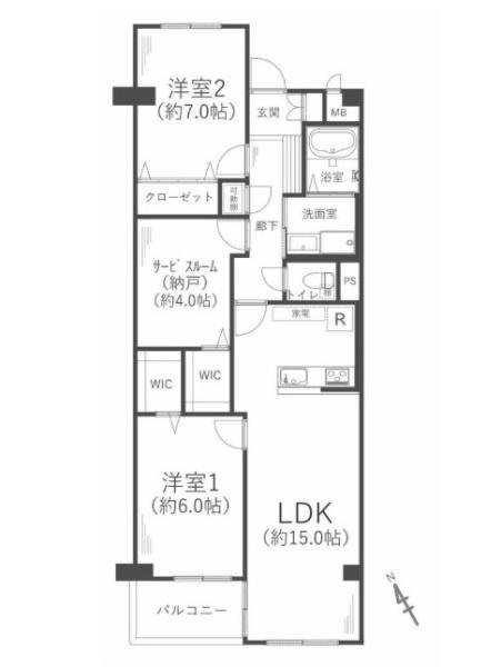 くずはセンチュリータウン２番館　中古マンション