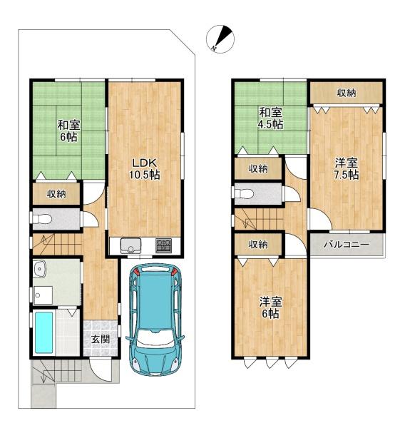 枚方市藤阪東４丁目　中古戸建