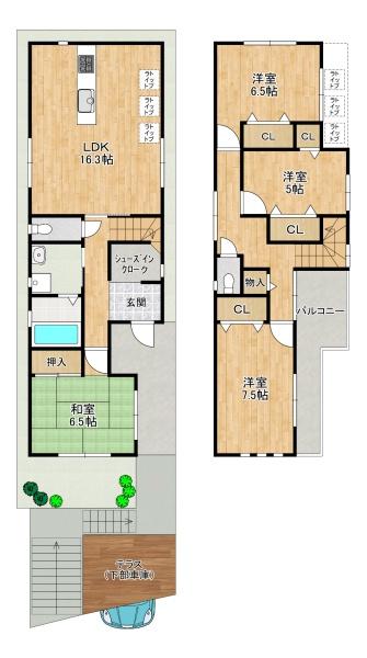 枚方市香里園桜木町　新築戸建
