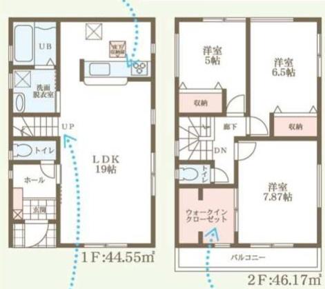 枚方市小倉東町　新築戸建　１号棟