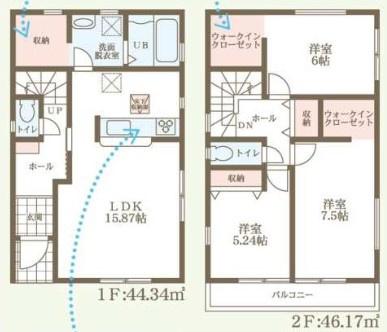 枚方市小倉東町　新築戸建　２号棟