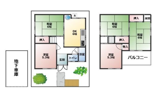 寝屋川市国松町の中古一戸建て