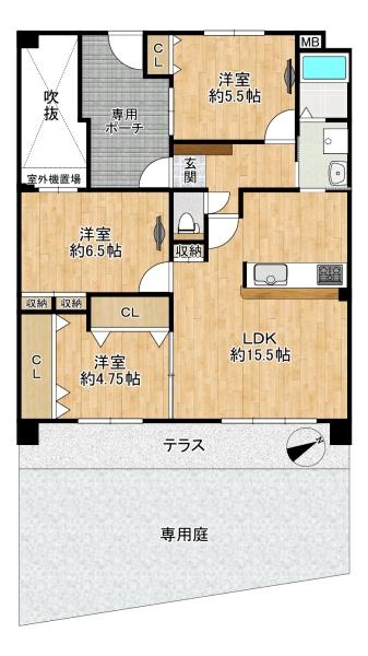 ダイアパレス枚方山田池公園　中古マンション