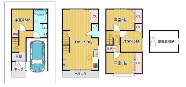 守口市南寺方南通３丁目　中古戸建
