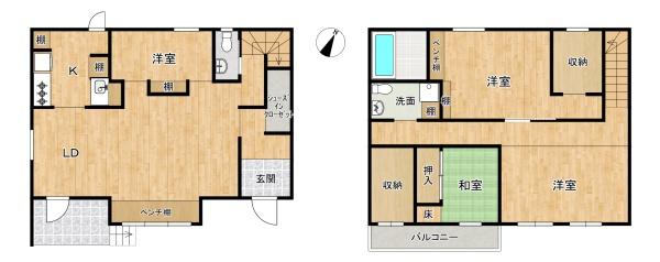 箕面市森町中３丁目　中古戸建