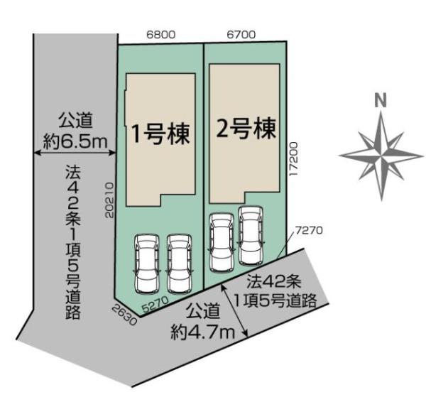 枚方市渚東町　２期　新築戸建２号棟