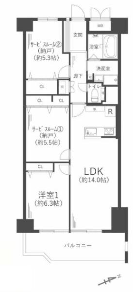 メロディハイム守口　中古マンション