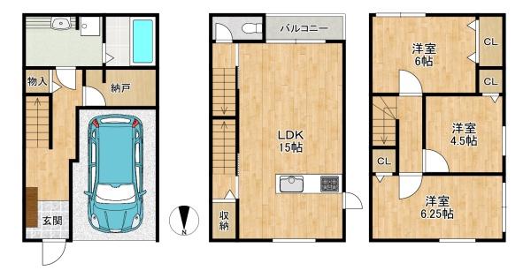 枚方市宮之阪４丁目　中古戸建