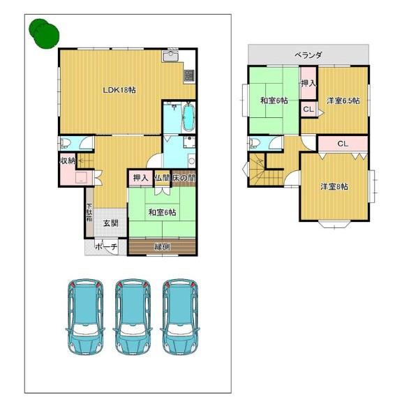 枚方市津田元町３丁目　中古戸建