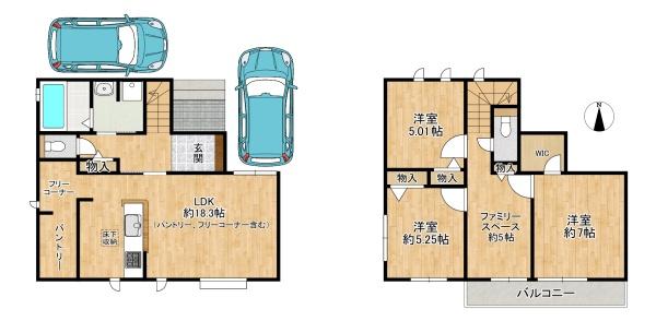 枚方市北楠葉町　B号棟　新築戸建
