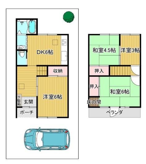 枚方市茄子作４丁目　中古一戸建て