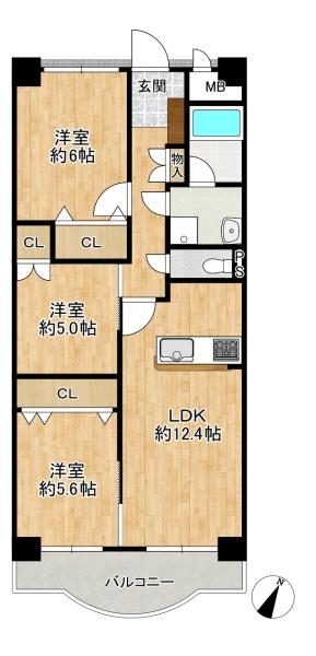 ベルアーバニティ樟葉　中古マンション