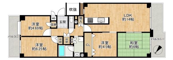 朝日プラザ石清水　中古マンション