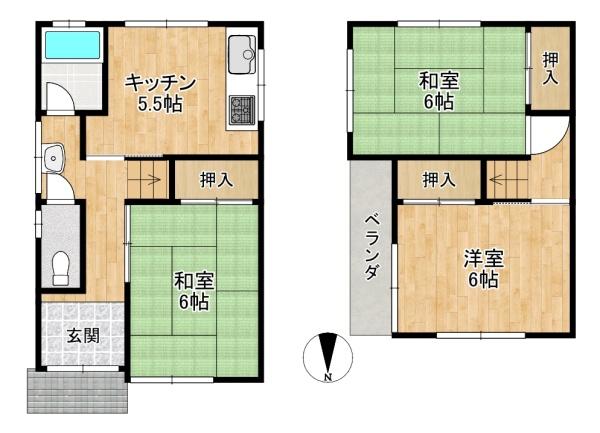 交野市郡津２丁目の中古一戸建て