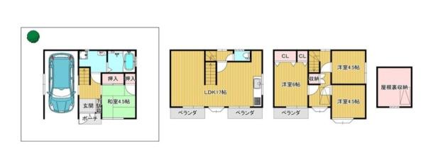 守口市佐太中町５丁目　中古一戸建て