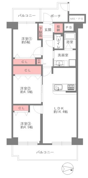 ユニハイム曽根　中古マンション