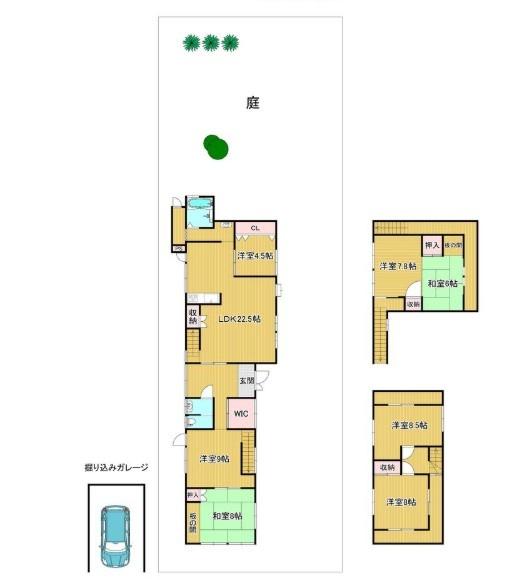 交野市私市山手４丁目の中古一戸建て