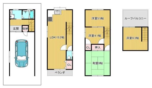 守口市八雲東町２丁目の中古一戸建て