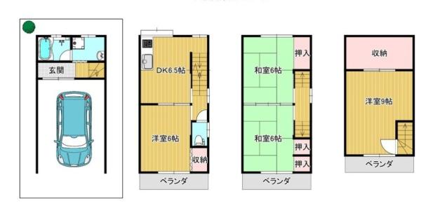 門真市御堂町の中古一戸建て