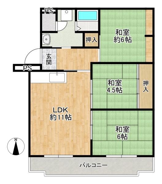 松下三井団地　４号棟　中古マンション