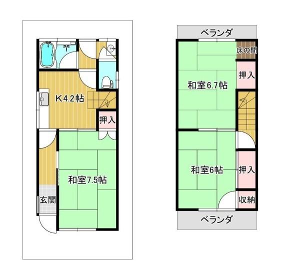 寝屋川市宝町中古一戸建て