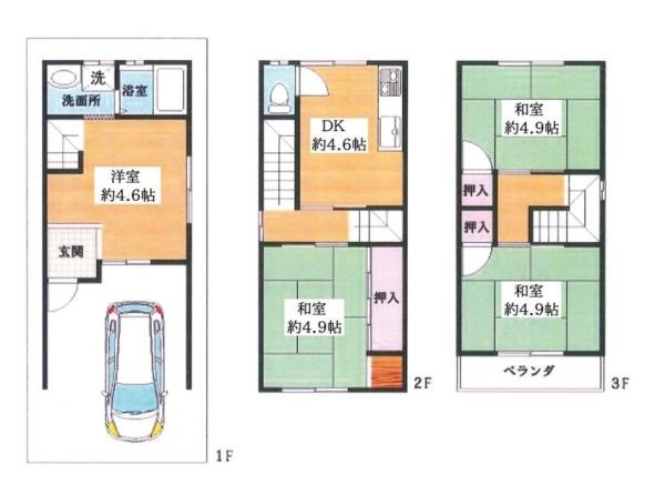門真市北島町の中古一戸建て