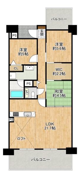 リバティパーク枚方Ｂ棟　中古マンション