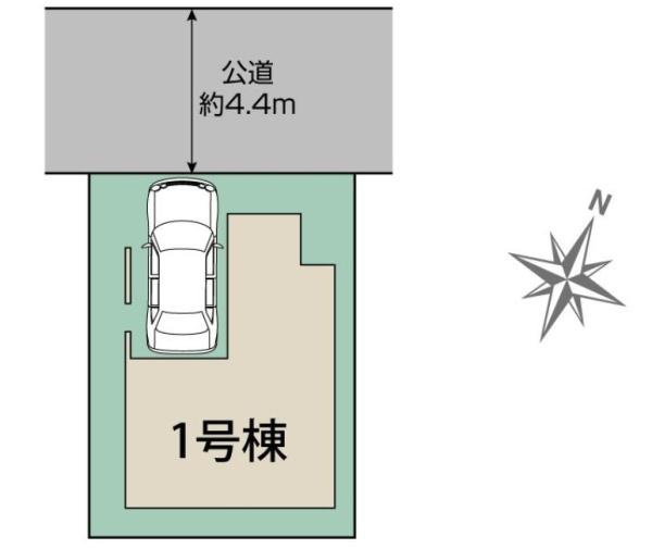 交野市私部４丁目　１号棟　新築一戸建て