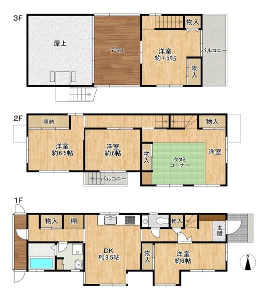 枚方市枚方上之町の中古一戸建て