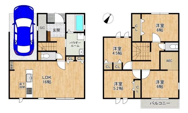 枚方市藤阪北町　第１期　１号棟　新築一戸建て