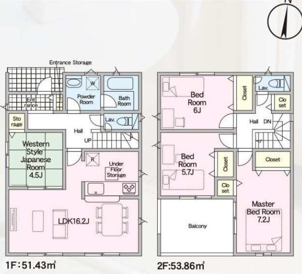 八幡市橋本尻江　第１　７号棟　新築一戸建て