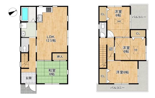 枚方市宮之阪４丁目の中古一戸建て