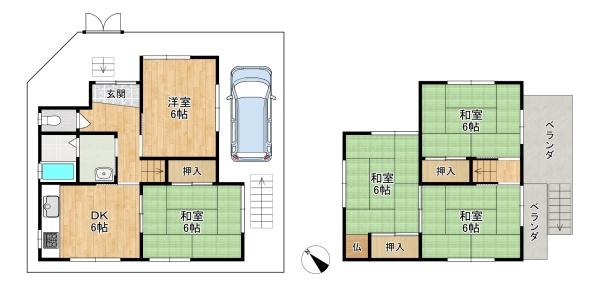 枚方市長尾宮前１丁目の中古一戸建て