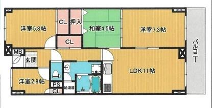 寝屋川サンハイツA棟　中古マンション