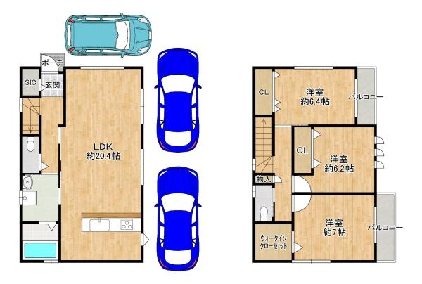 枚方市松丘町　新築一戸建て