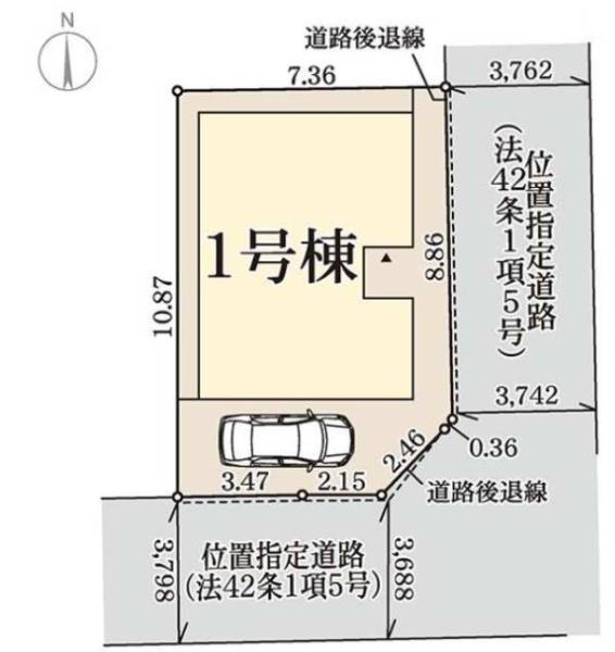 寝屋川市高柳７丁目　新築一戸建て　１０期　１号棟