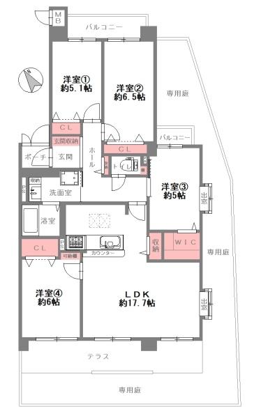 メロディーハイム牧野公園弐番館　中古マンション
