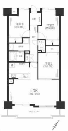 ダイアパレス樟葉　中古マンション