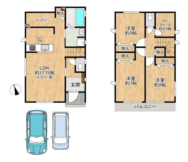 枚方市東香里３丁目の新築一戸建