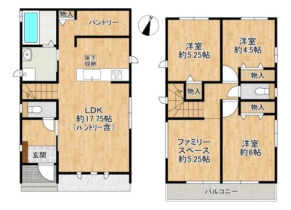 枚方市渚栄町　新築一戸建てA号地