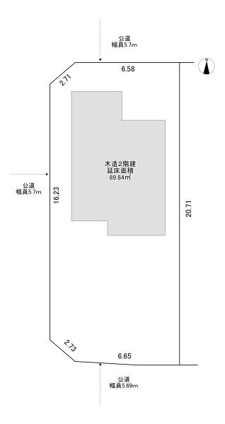 枚方市伊加賀西町　古家付土地