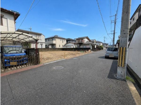 枚方市長尾西町３丁目　建築条件なし　土地