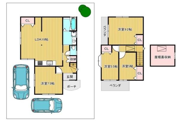 寝屋川市香里西之町の中古一戸建て